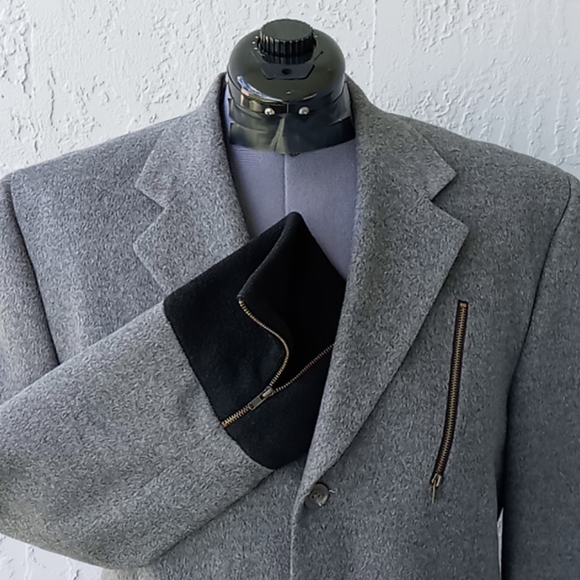 American Chang Men's Ultra Luxury Blazer/Coat - Picture 13 of 16